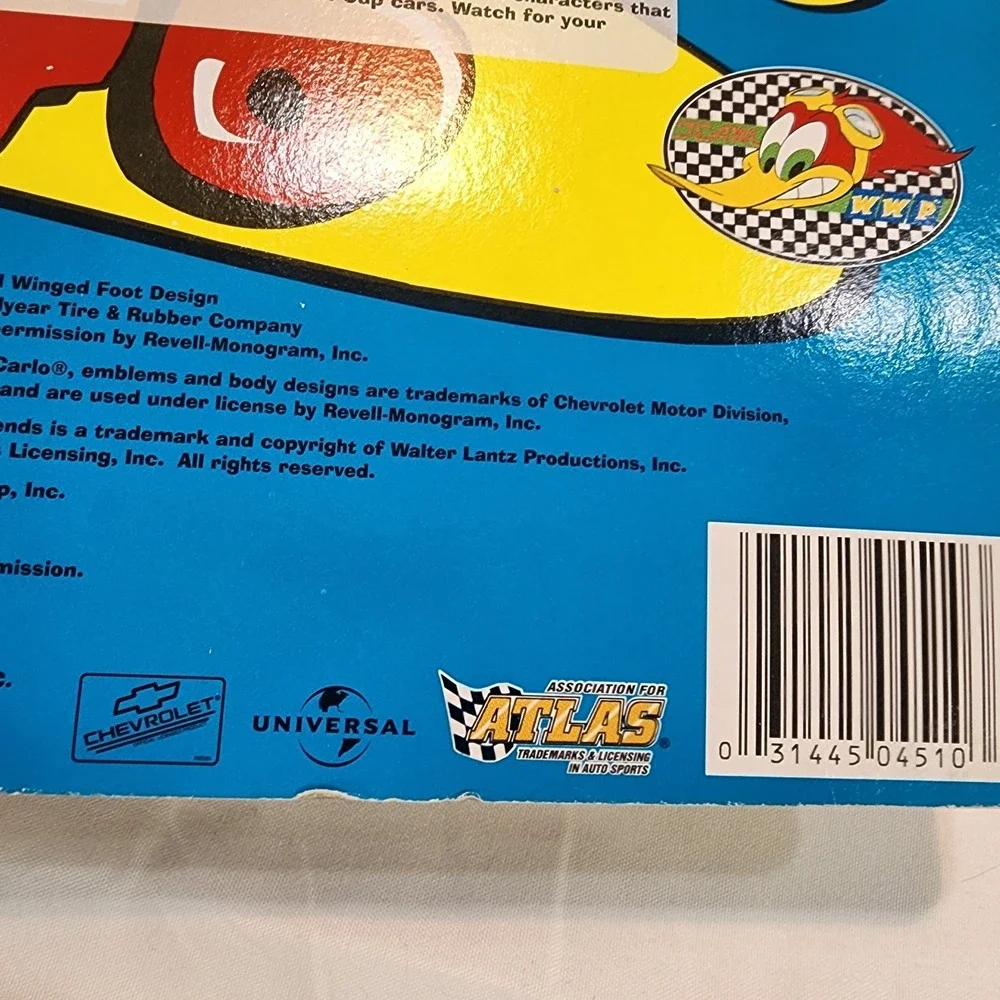 1997 REVELL 1:64 NASCAR WOODY WOODPECKER WALLY DALLENBACH DRIVER RARE HTF NOS